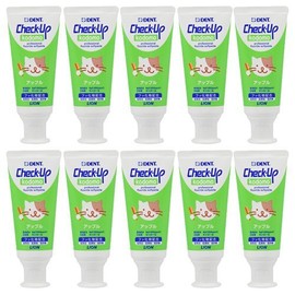 Lion Dental Check-Up Kodomo 10 Count Toothpaste 60g Check Up Kids Apple/Apple