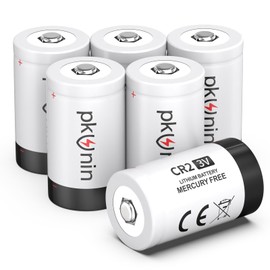 CR2 Battery 3V Range Finder Batteries, CR15h270 3 Volt Lithium Battery 6 Pack Long-Lasting Power