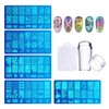 Ashion Nail Image Plate Set of 5 (5 Plates +