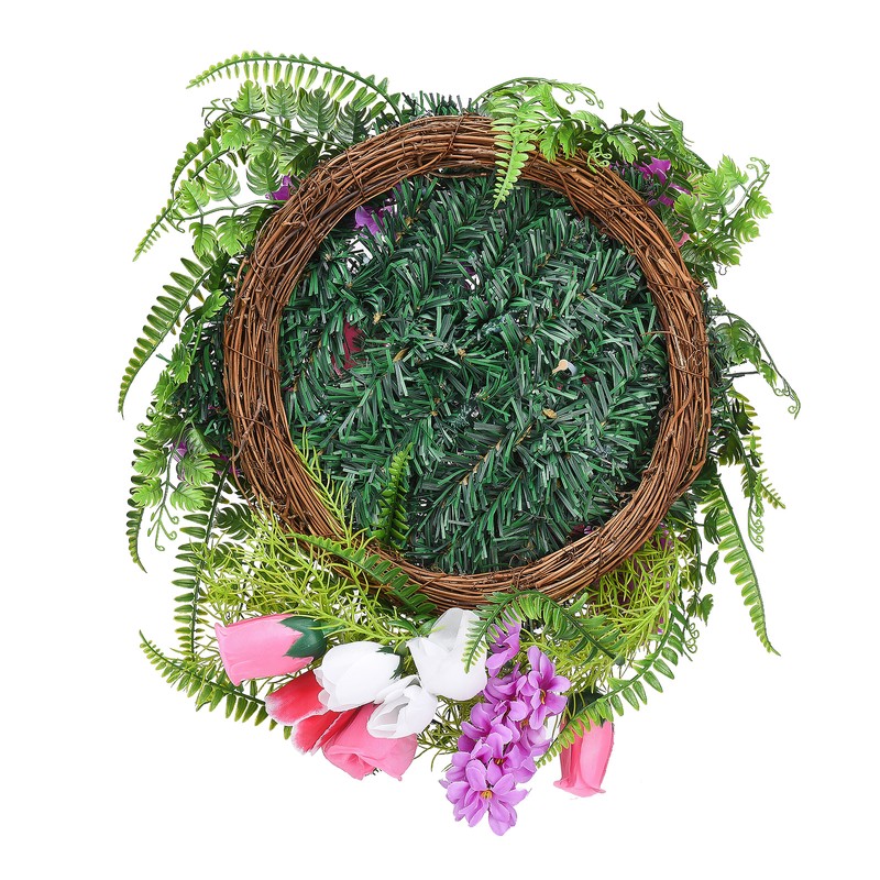 Artificial Flower Wreath Wreath with Lilacs Hyacinths Hydrangeas Spring Summer