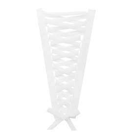 HEBEBRIDAL Women's Wedding Dress Corset Kit Back Zipper Replacement Adjustable See Through Mesh Lace Up Ivory2