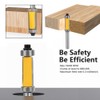 Bestgle 8mm Shank Pattern Flush Trim Router Bit withTop and