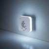 Hama LED Night Light with Socket, 2 USB A Outputs,