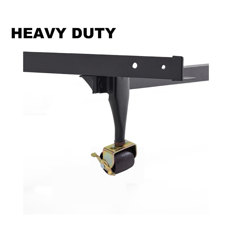 Metal Stem Heavy Duty Rollers Casters Wheels for Bed Frame,
