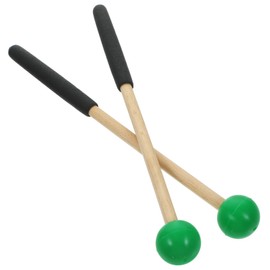 Mikinona Marimba Mallets with Handle Lightweight Percussion Drumsticks for Tongue Drum and Xylophone Durable Musical Instrument Mallets for Students and Practitioners