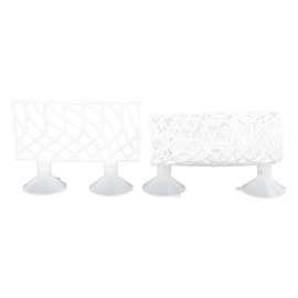 Fish Bed Tunnel, Hollow Betta FishDecor for Aquarium Premium Craftsmanship, Safe Betta Resting Tube Hammock Betta FishCaves Install for FishAquarium (White)