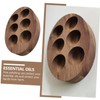 Beavorty 1pc Wooden Essential Oil Display Box Essential Oil Storage