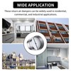 4 Inch Backdraft Damper Back Draft Vent Duct Shutter Blocker,