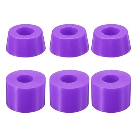 PATIKIL Skateboard Bushings, 2 Set 90A PU Long-Board Truck Bushings Rebuild Kit for Skateboard Parts, Purple