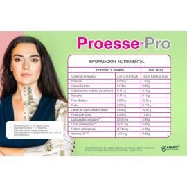 Proesse Pro 30 Tabs Suplemento A Base De Calcio Magnolia