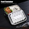 Single Layer Lunch Box Food Bento Container Stainless Steel 304