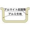 TKG (teikeizii) Aluminum (Anodized) One hand Shallow Pan (with scale)/15 cm