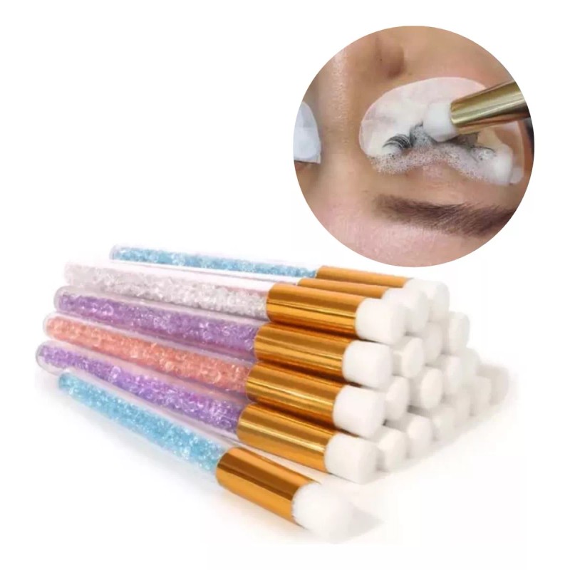 Bella Fox Espuma Limpieza Extensiones Pestañas + Cepillo Limpiador