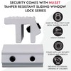 NU-SET Lock | Tamper Resistant Sliding Window Lock | Double