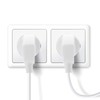 Schuko Plug Angle, Pack of 4 Schuko Angle Plug, 230