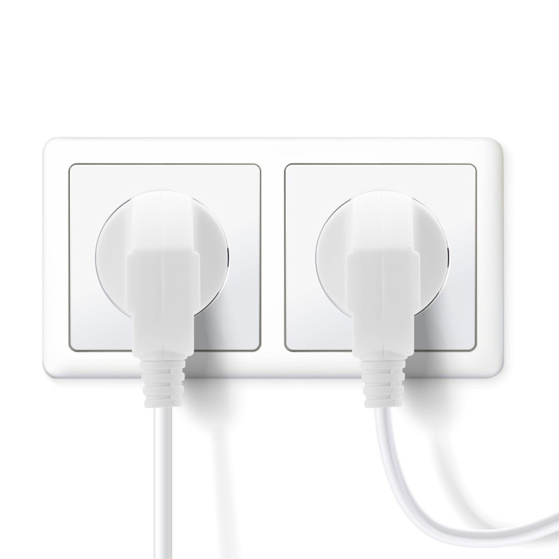 Schuko Plug Angle, Pack of 4 Schuko Angle Plug, 230