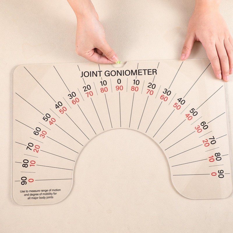 Relaxweex Large Joint Arthrodial Protractor Goniometer 11.75 x 18 Inches