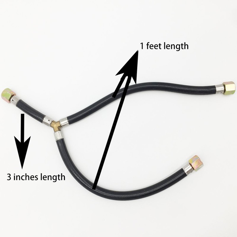 MeTer Star 3/8" Flare Gas Barbecue Grill Connection Flexible Hose