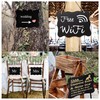 OHYER Small Hanging Chalkboard Message Board Sign Double-Sided Erasable Hanging