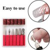 6 Pcs Nail Drill Bits, File Nail Drill Bits, Manicure