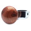 AUTUT Car Steering Wheel Spinner Knob ABS Head Metal Ring