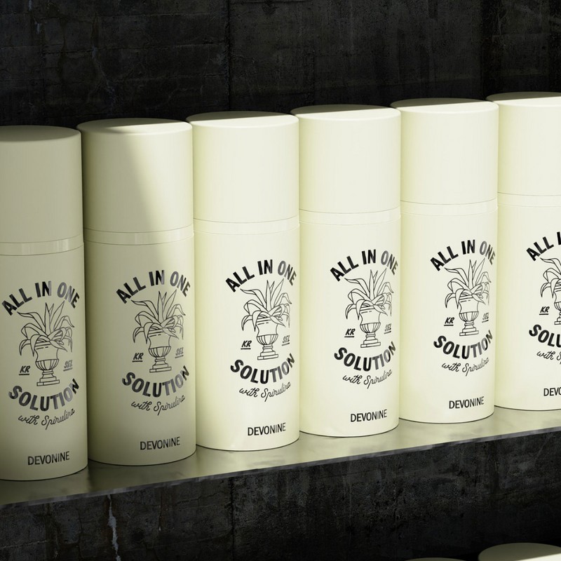Debonine 비건 올인원 솔루션 with 스피루리나 추출물 Vegan All-In-One Solution