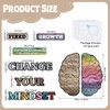 Pajean 38 Pcs Growth Mindset Posters Bulletin Board Set Care