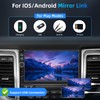 Motorsi Carplay 2 Din Autoradio, 7" HD Touchscreen Wired Android