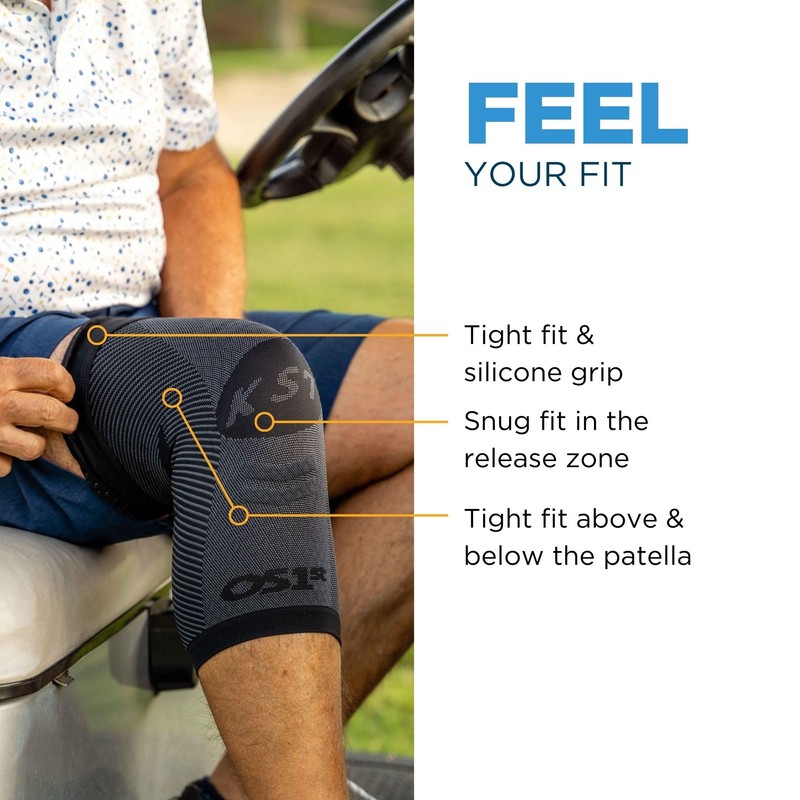 OrthoSleeve Compression Knee Brace/Sleeve for ACL, MCL, Injury Recovery, Meniscus