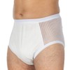 Suprima 1-215-000 Unisex Polyurethane Incontinence Briefs Size 10 White