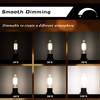 CREATE BRIGHT E12 Dimmable LED Bulb 80W Equivalent Small Candelabra