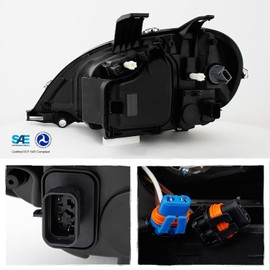 AKKON - For 2004-2017 Freightliner Columbia semi-trailer Truck Passenger RH Right Side Headlight Replacement