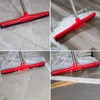 Floor Squeegee Scrubber Adjustable & Detachable Stainless Steel Handle Heavy