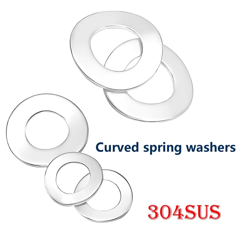Ctyjia 20 PCS Stainless Steel Washers, M8 Wave Spring Washer,