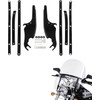 TCMT Windscreen Windshield Mount Bracket Kits Fits For Harley Softail