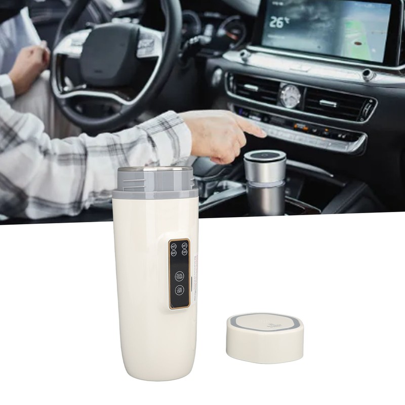 350ml Electric Travel Kettle with Digital Display Non Slip Waterproof