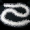 YCHTEWY-Elegant Turkey & Marabou Feather Boa - Glamorous 2-Yard Accessory