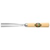 Kirschen 3146010 Cut 45 Curved Carving Chisel with Handle, Beige/Silver,