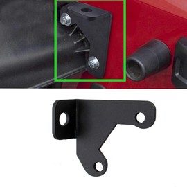 Steel Tailgate Rear Antenna Mount Bracket Base fit compatible with Jeep W/rangler JK 2 4 Door 2007 2008 2009 2010 2011 2012 2013 2014 2015