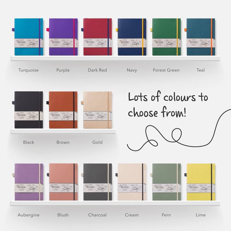 IF Bookaroo Bigger Things Writing Journal Notebook - Charcoal