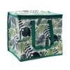 schone Large Leaf Print Food Bag (Green)