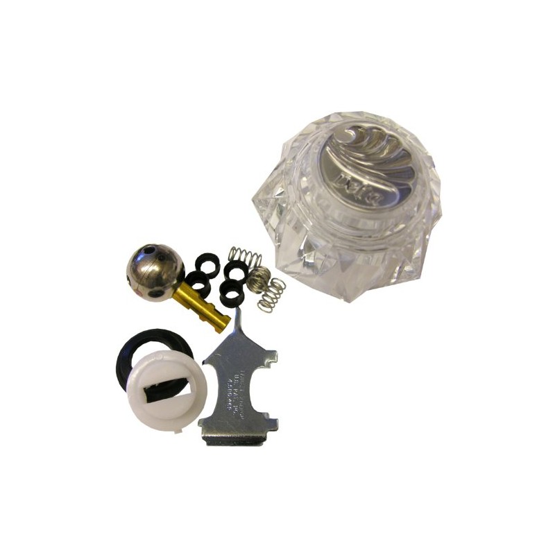 LASCO 01-9341 Delta Acrylic Single Handle Trim Set