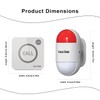 taoctee Panic Button Alarm for House Remote Control Office Siren