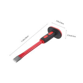 Housoutil Chisel Ice Carving Breaker Masonry Tools Rock Red Chrome Vanadium Steel Stone Carving
