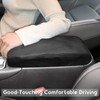 ramuel Compatible with Center Console Armrest Cover Pad PU Leather
