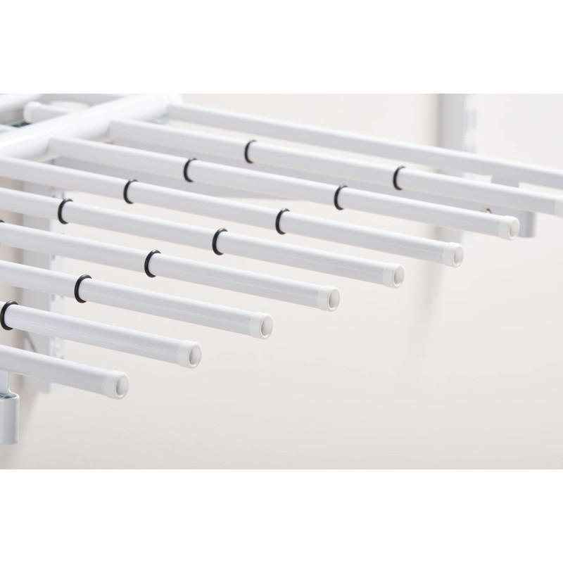 Rubbermaid Configurations Pants Rack, Holds 7 Pairs of Pants, Non-Slip,