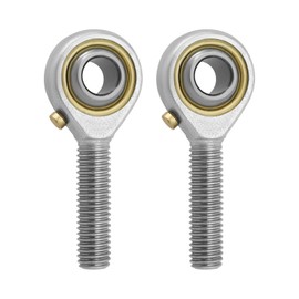 SG Store 2pcs M8x1.25 Spherical Rod End Bearing Rose Joint POS8 Right Hand Male Thread Connector Self-lubricated Joint Bearing with Jam Nuts