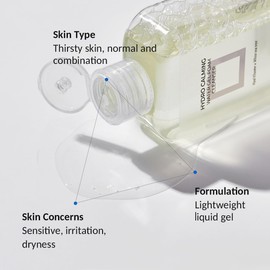 UNMUTE Hydro Calming Water Gel Foam 200ml (6.76 oz) – 2-in-1 Face Wash for Sensitive & Acne-Prone Skin | Gentle, Hydrating & Soothing with White Tea Tree & Heartleaf