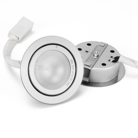 Range Hood Light Housing SB02300798 Fits For Broan Nutone PM500 PM500SS EE55000 Halogen Lamp Assembly,LED Hood Light Bulb AC12V MAX 20W,Sturdy Stainless Steel Frosted Glass Cover Lighting Bulb,2PCS