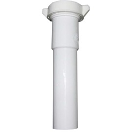 LASCO 03-4325 White Plastic Tubular 1-1/2-Inch by 12-Inch Slip Joint Extension with Nut and Washer